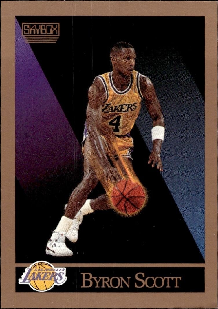 1990-91 Skybox Byron Scott #140 trading card