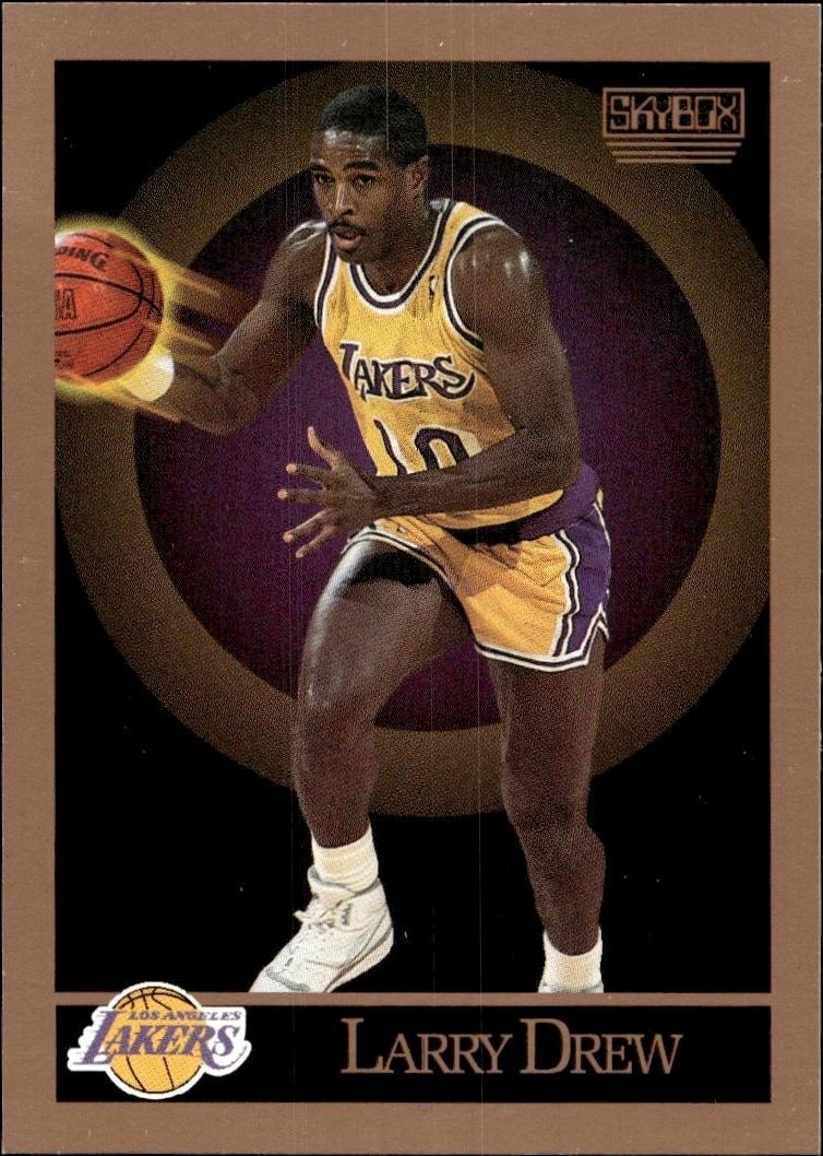 1990-91 Skybox Larry Drew #136 trading card