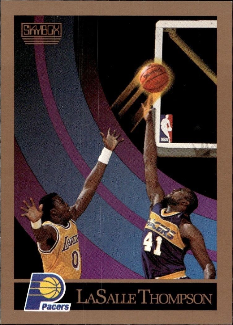 1990-91 Skybox LaSalle Thompson #123 trading card
