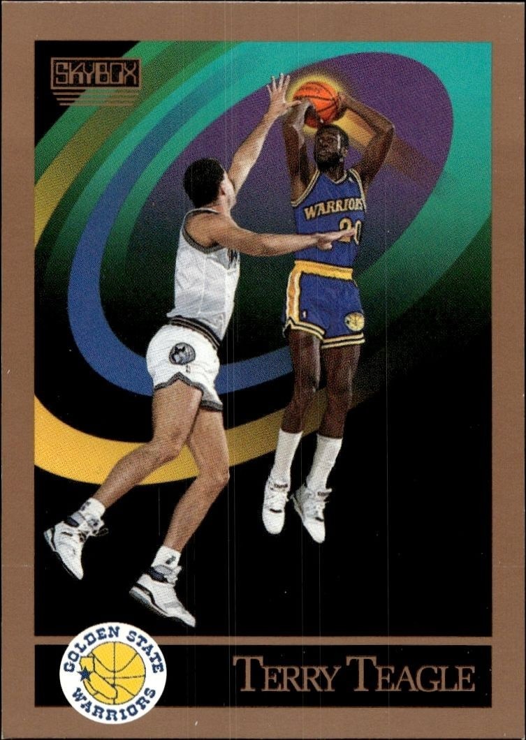 1990-91 Skybox Terry Teagle #102 trading card
