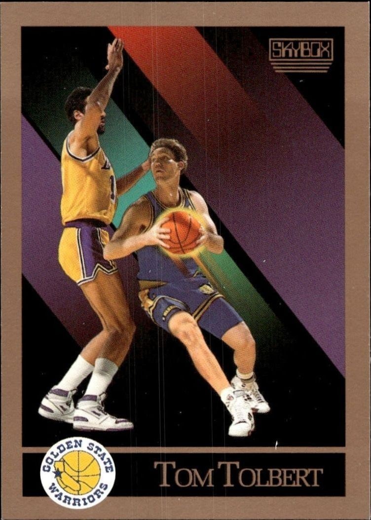 1990-91 Skybox Tom Tolbert #103 trading card