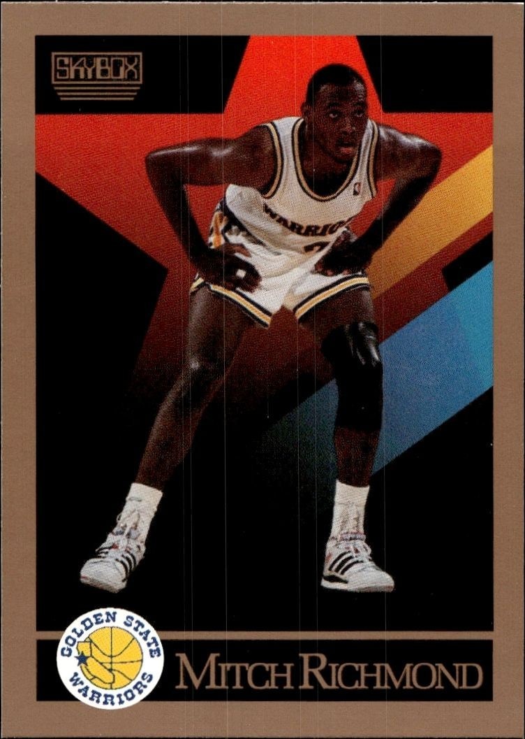 1990-91 Skybox Mitch Richmond #100 trading card