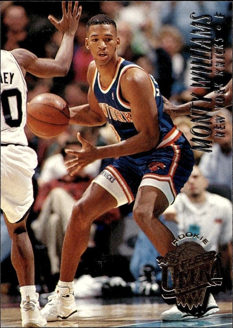 1994-95 Fleer Ultra Monty Williams #301 trading card