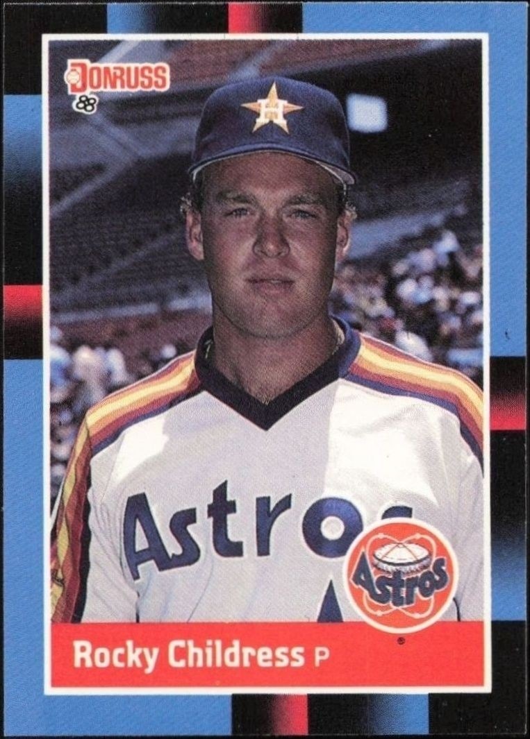 1988 Donruss Rocky Childress #554 trading card