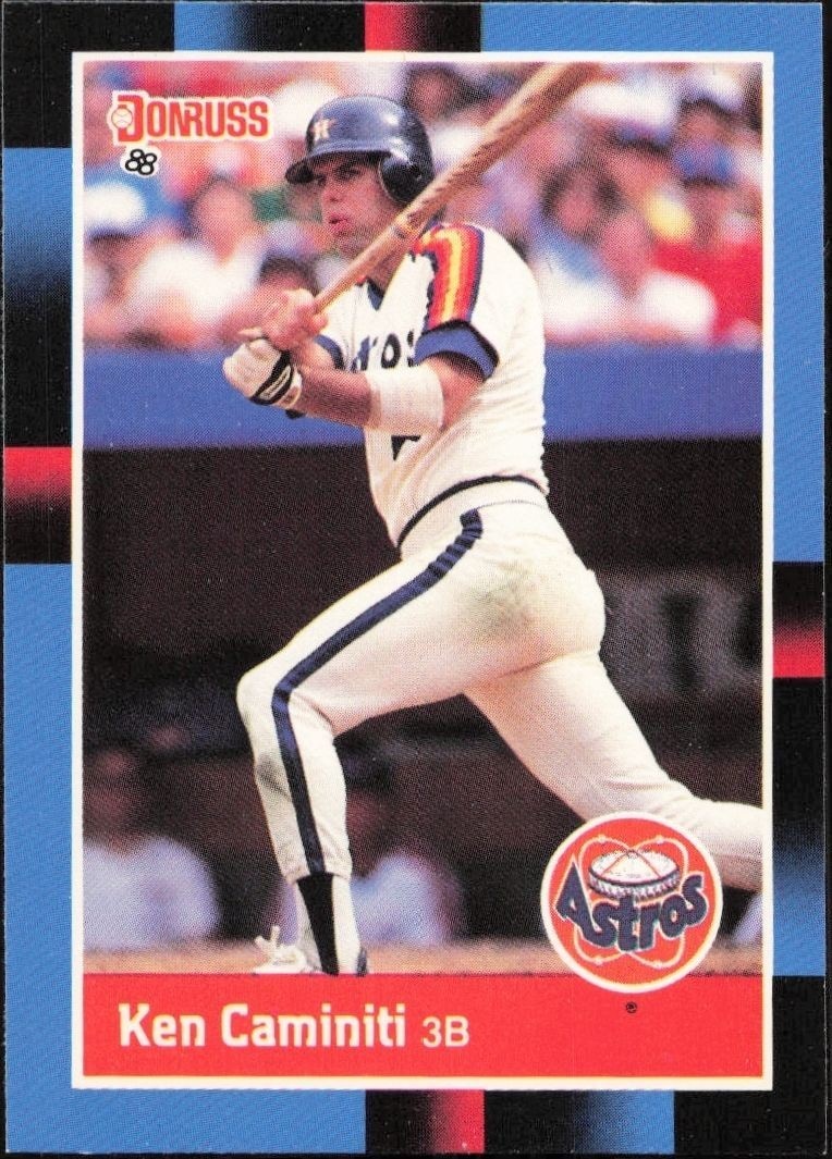 1988 Donruss Ken Caminiti #308 trading card