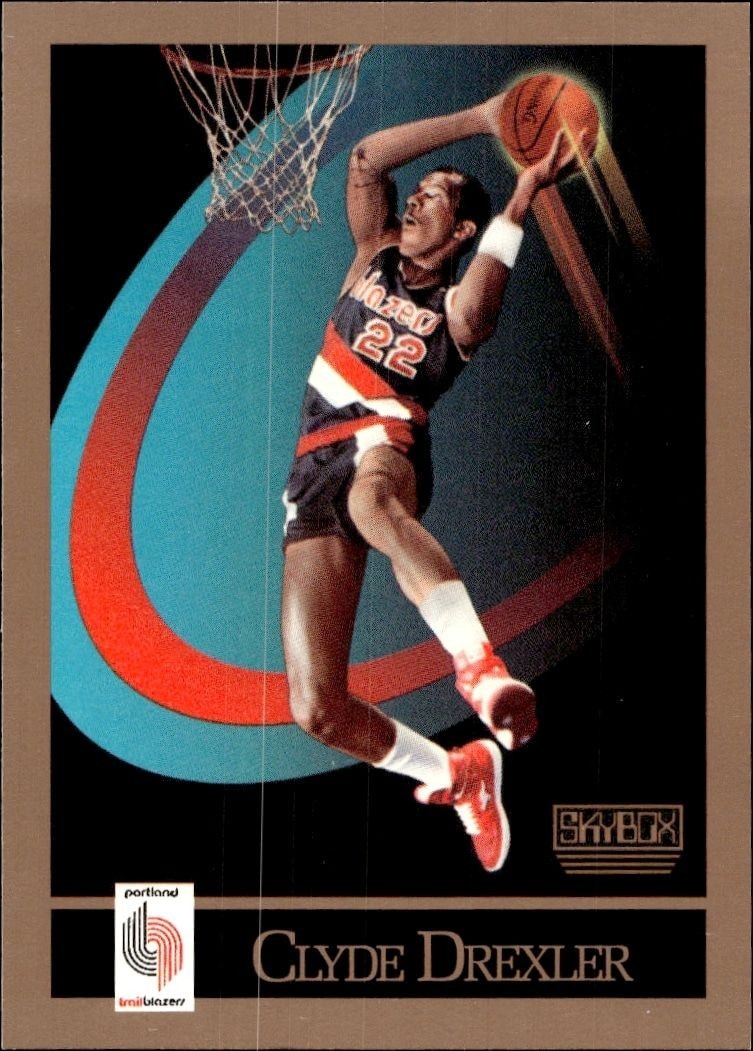 1990-91 Skybox Clyde Drexler #233 trading card