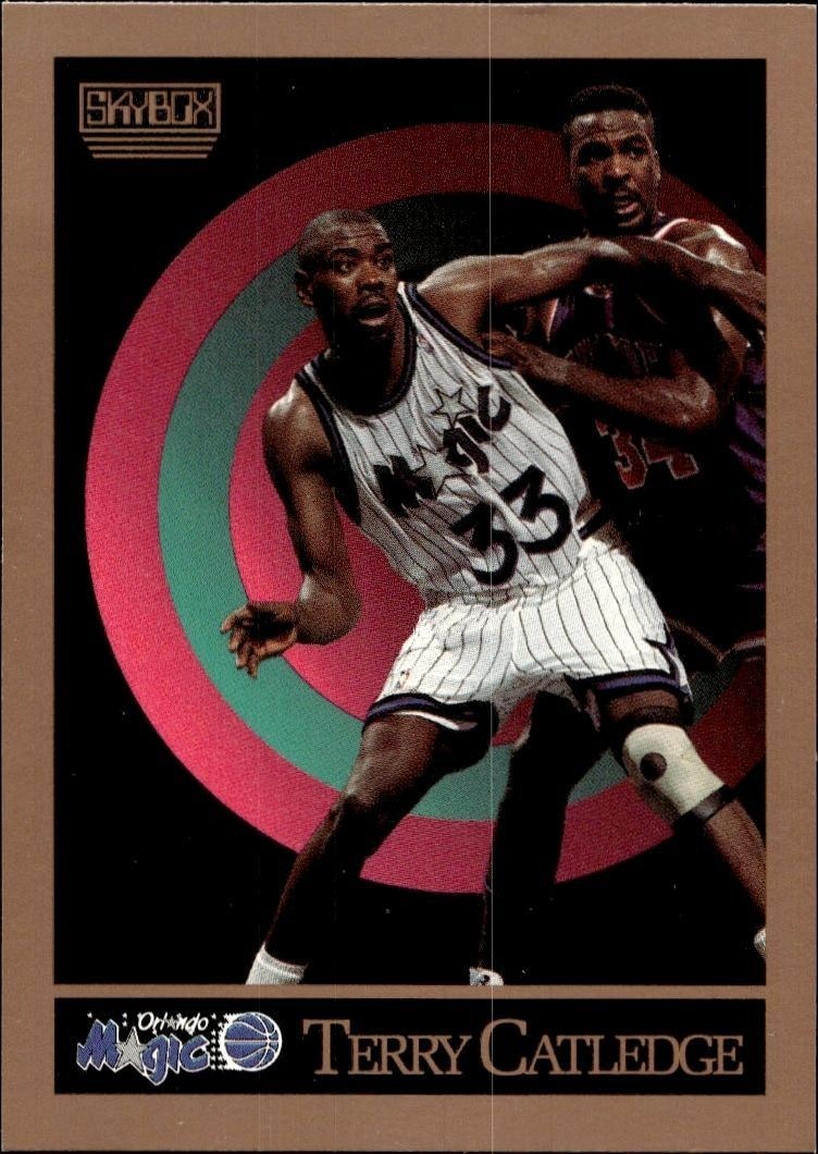 1990-91 Skybox Terry Catledge #201 trading card