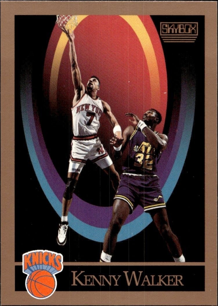1990-91 Skybox Kenny Walker #195 trading card