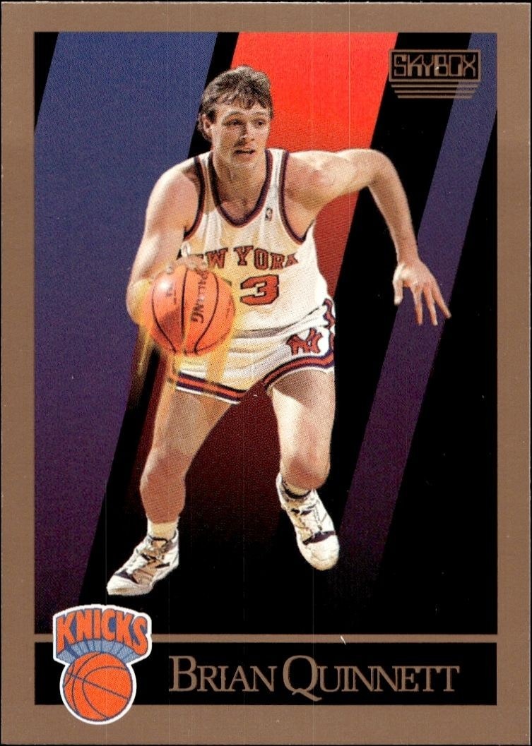 1990-91 Skybox Brian Quinnett #192 trading card