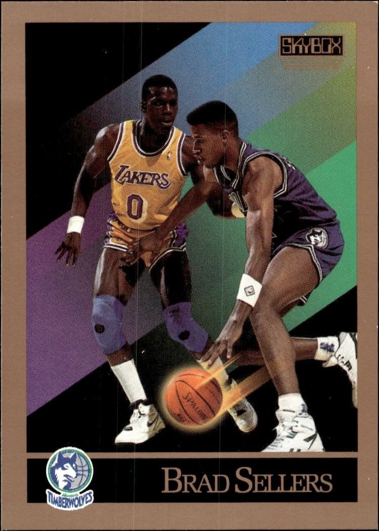 1990-91 Skybox Brad Sellers #175 trading card