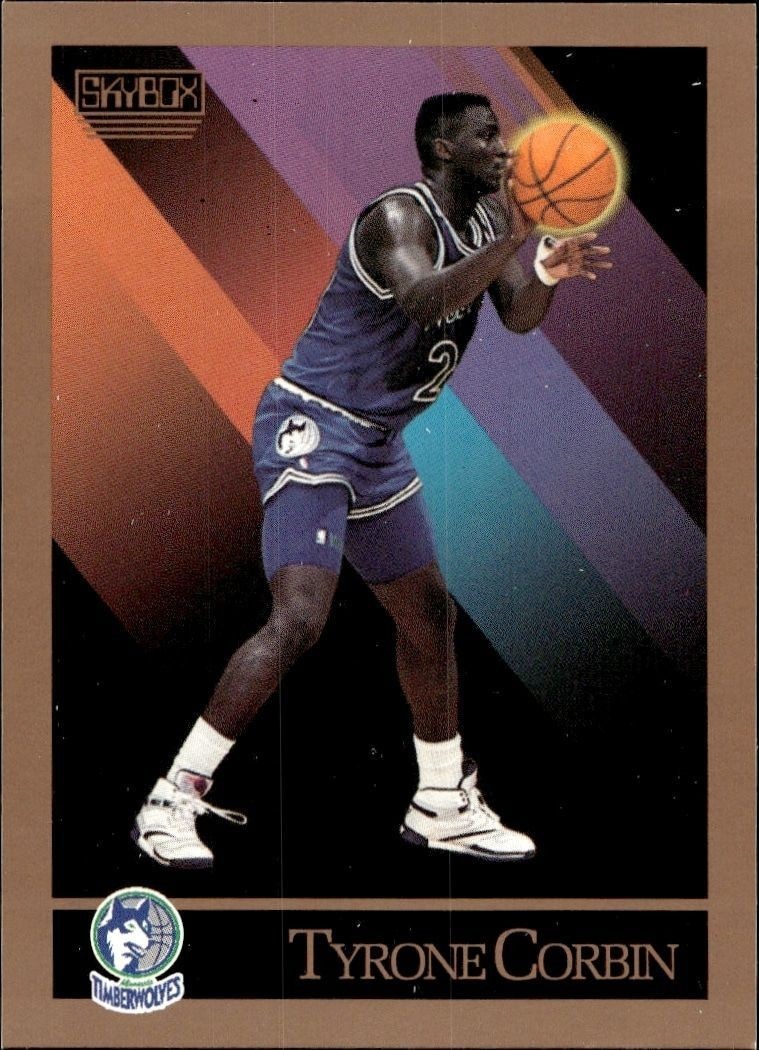 1990-91 Skybox Tyrone Corbin #169 trading card