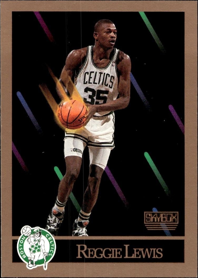 1990-91 Skybox Reggie Lewis #18 trading card
