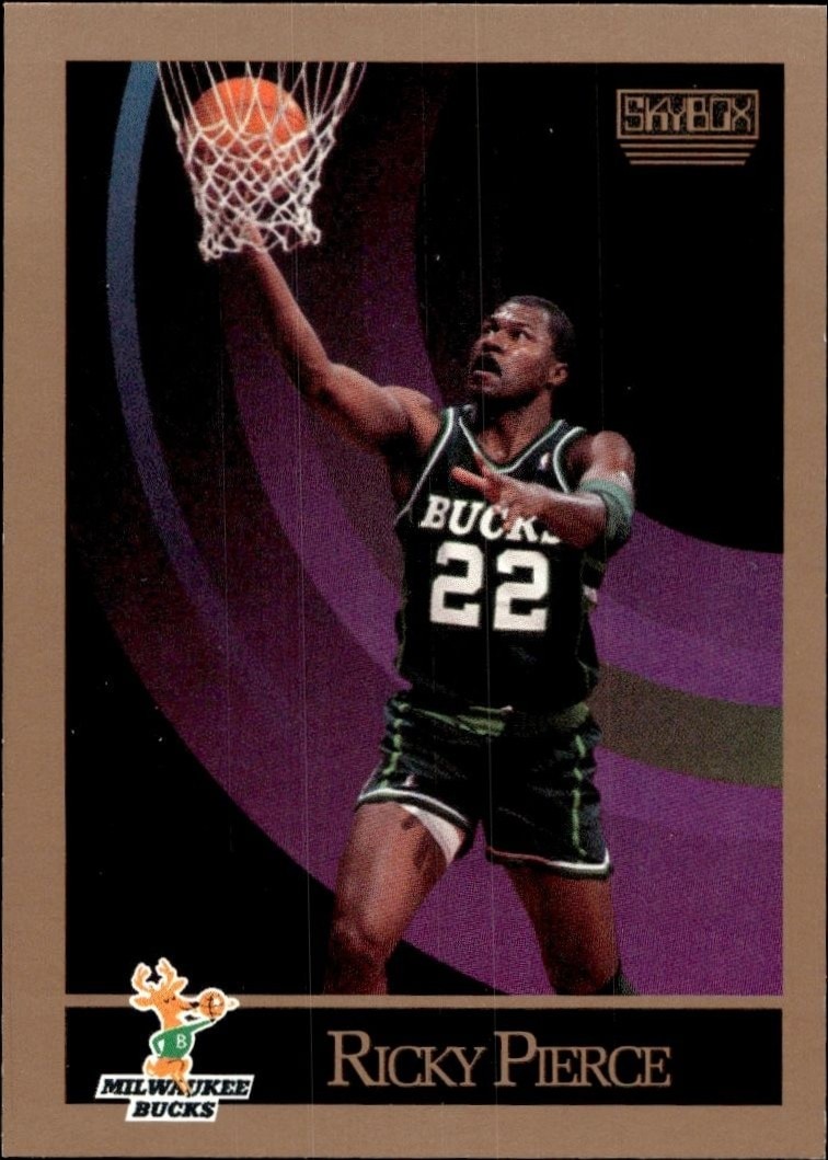 1990-91 Skybox Ricky Pierce #162 trading card