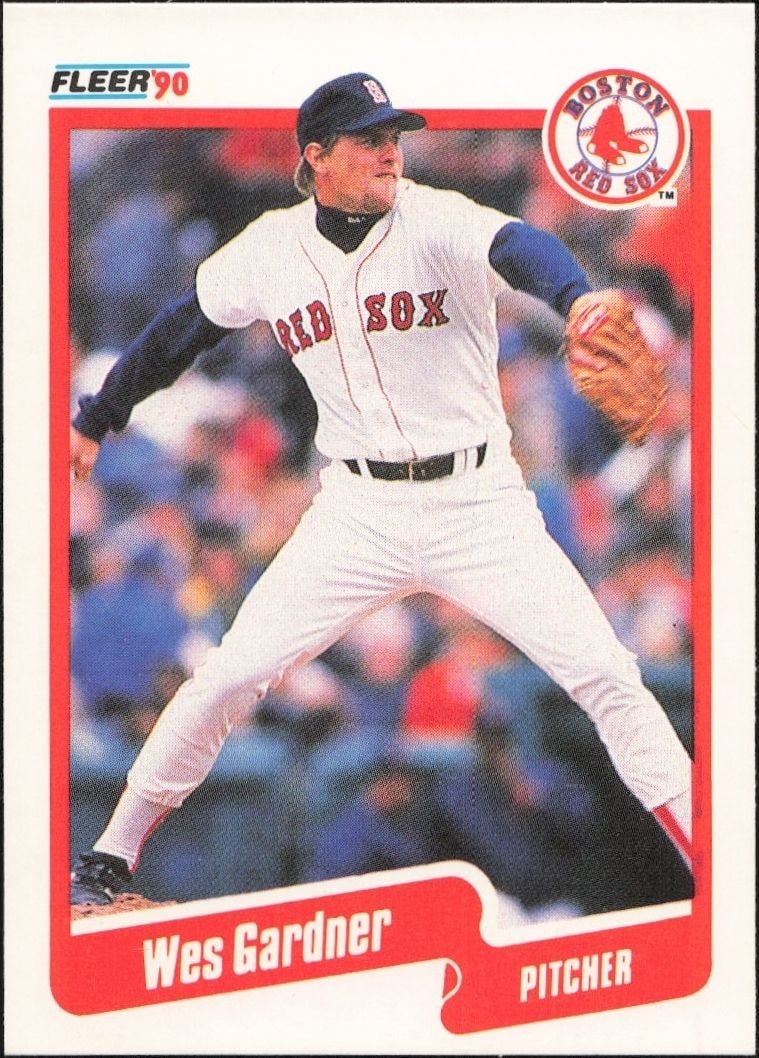 1990 Fleer Wes Gardner #275 trading card
