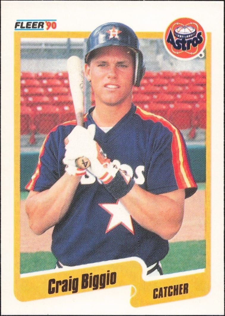 1990 Fleer Craig Biggio #224 trading card