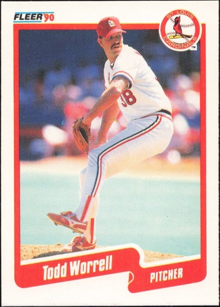 1990 Fleer Todd Worrell #264 trading card