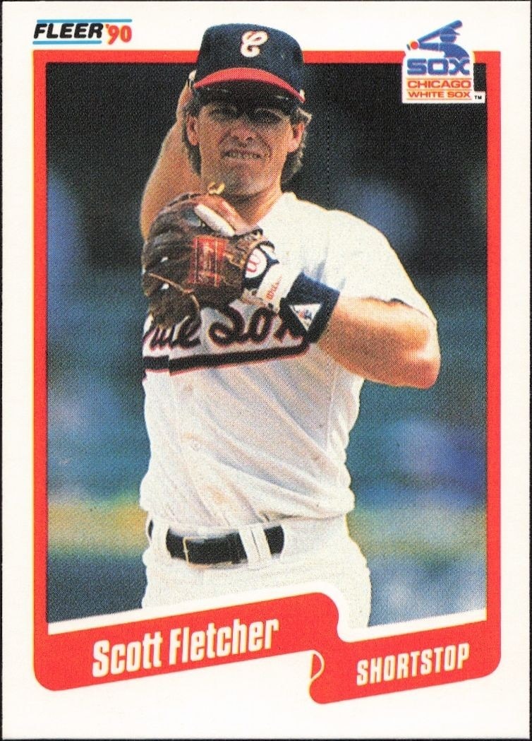 1990 Fleer Scott Fletcher #531 trading card