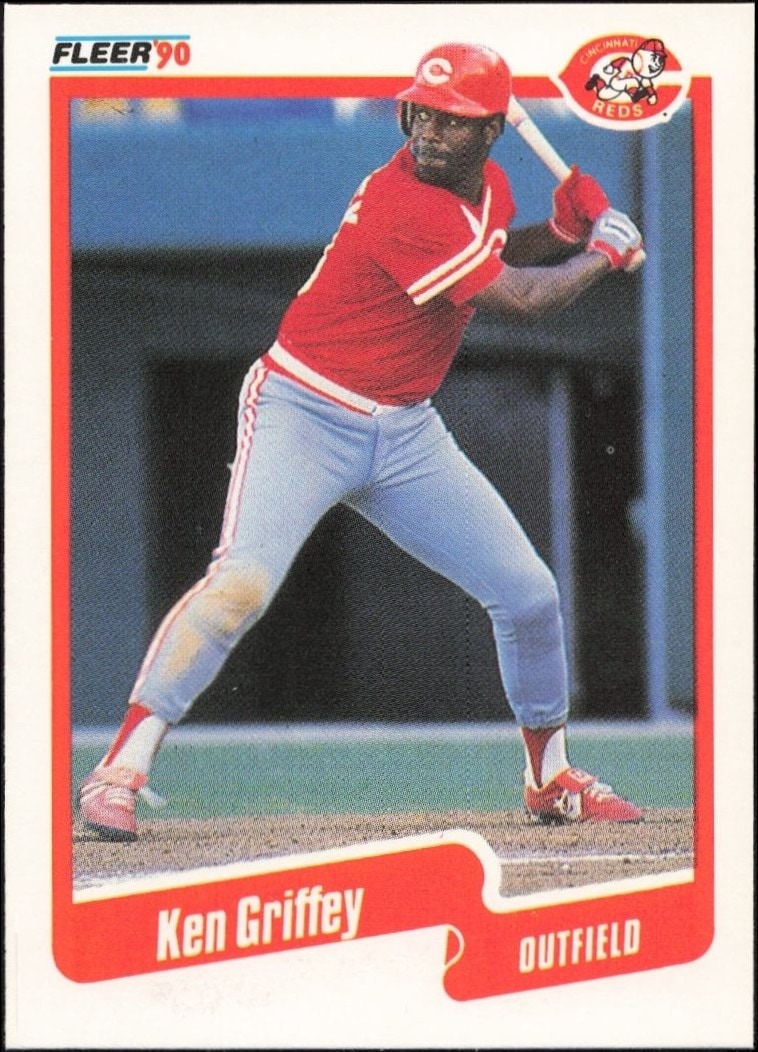 1990 Fleer Ken Griffey #420 trading card