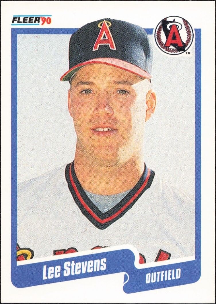 1990 Fleer Lee Stevens #145 trading card