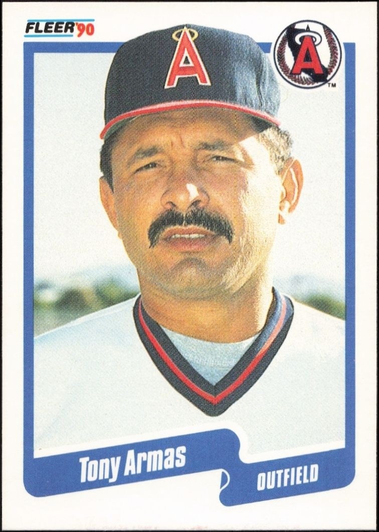 1990 Fleer Tony Armas #126 trading card