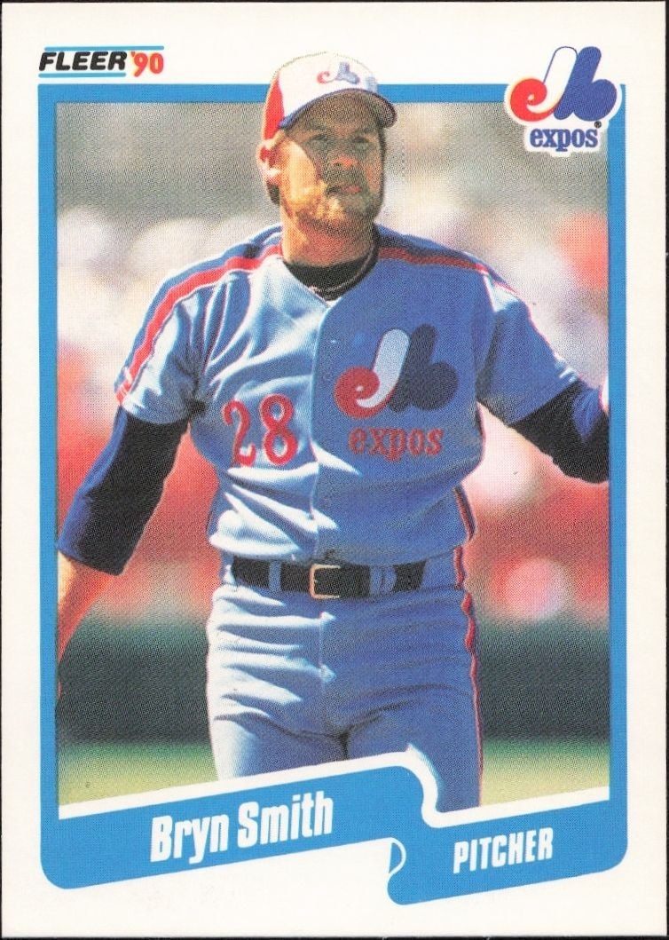 1990 Fleer Bryn Smith #361 trading card
