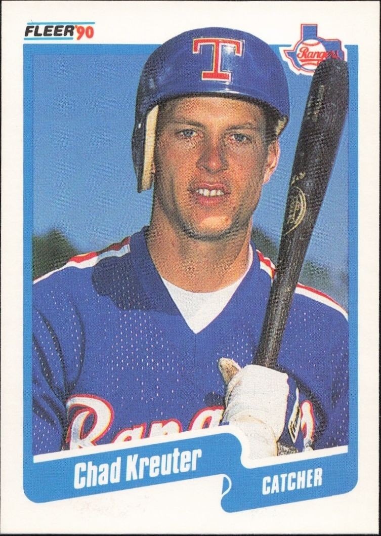 1990 Fleer Chad Kreuter #303 trading card