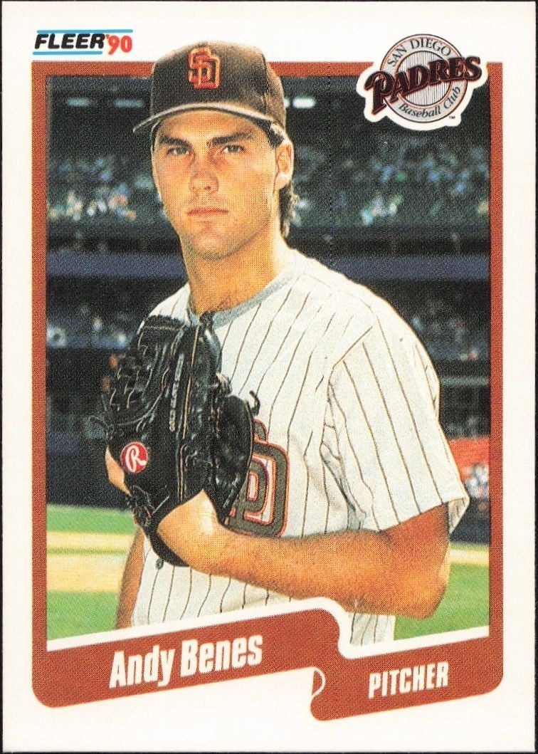 1990 Fleer Andy Benes #151 trading card