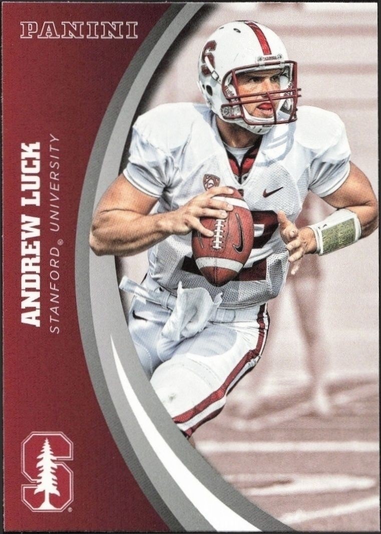 2015 Panini Stanford Cardinal Team Collection Andrew Luck #46 trading card