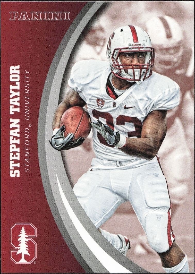2015 Panini Stanford Cardinal Team Collection Stepfan Taylor #39 trading card