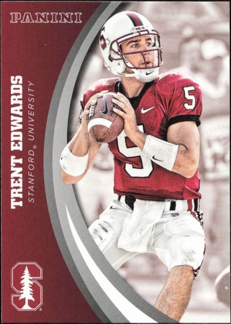 2015 Panini Stanford Cardinal Team Collection Trent Edwards #42 trading card