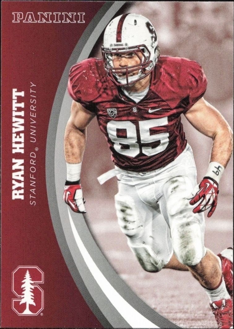 2015 Panini Stanford Cardinal Team Collection Ryan Hewitt #35 trading card
