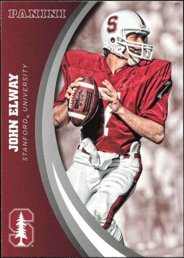 2015 Panini Stanford Cardinal Team Collection John Elway #23 trading card