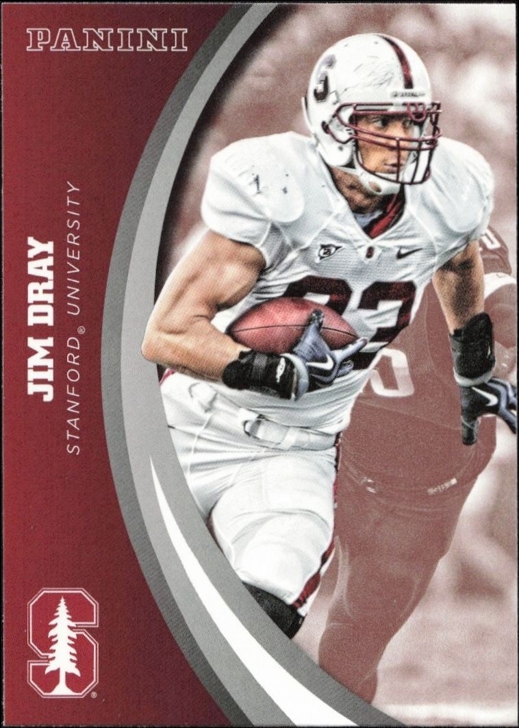 2015 Panini Stanford Cardinal Team Collection Jim Dray #21 trading card