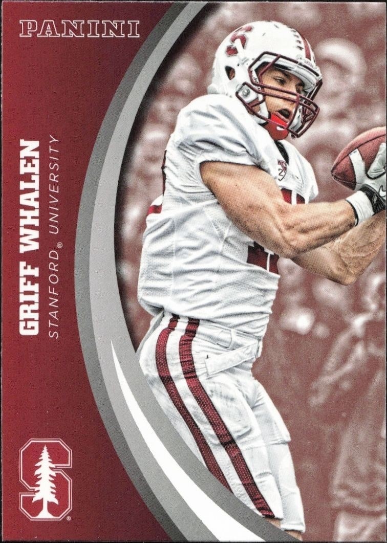 2015 Panini Stanford Cardinal Team Collection Griff Whalen #17 trading card