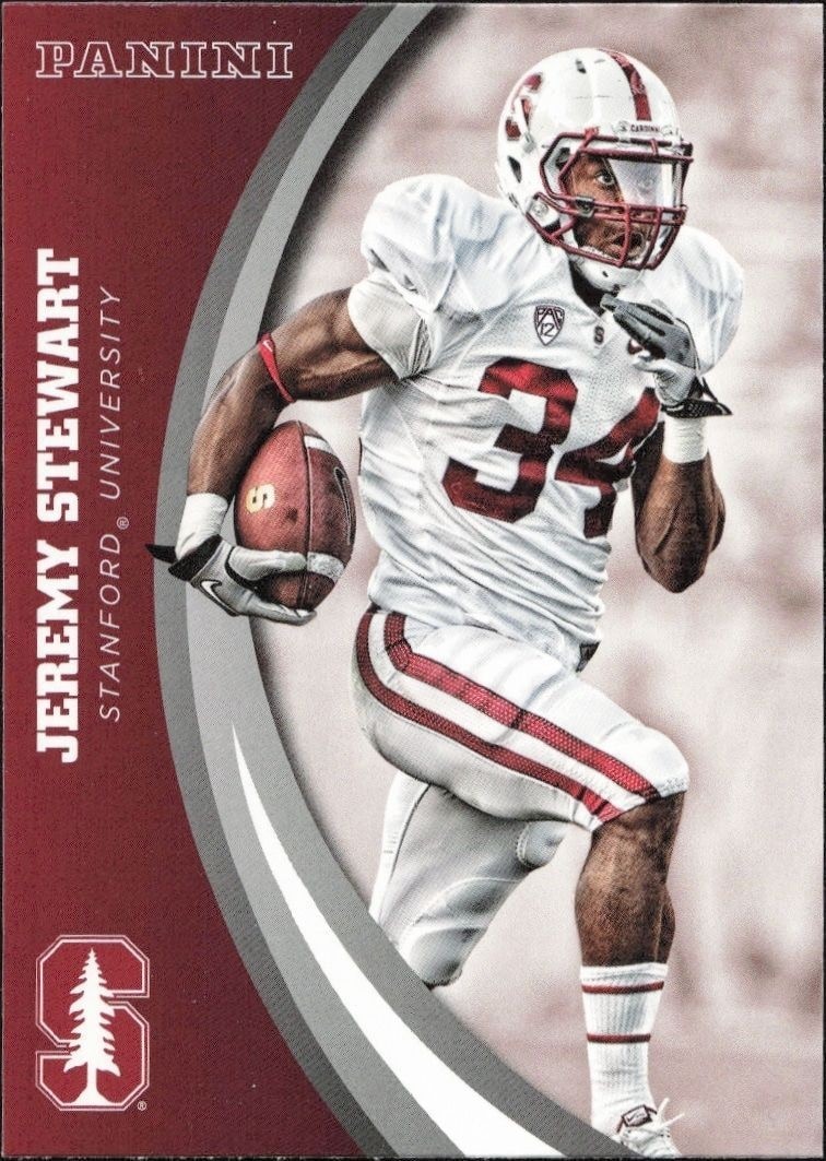 2015 Panini Stanford Cardinal Team Collection Jeremy Stewart #20 trading card