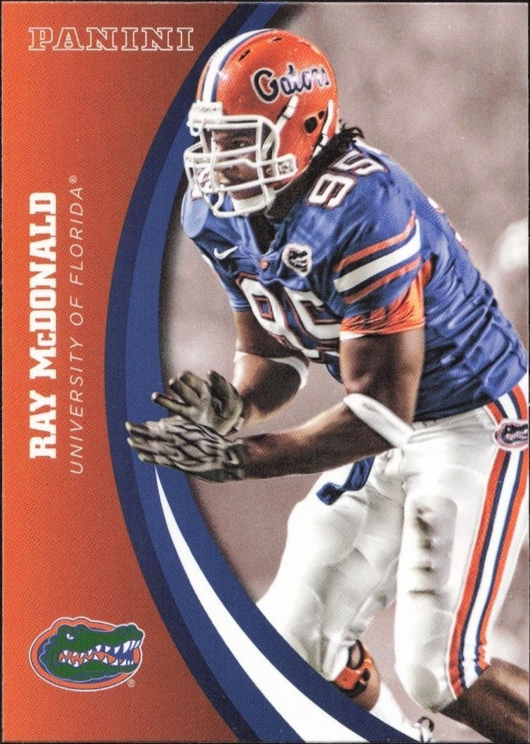 2015 Panini Florida Team Collection Ray McDonald #53 trading card