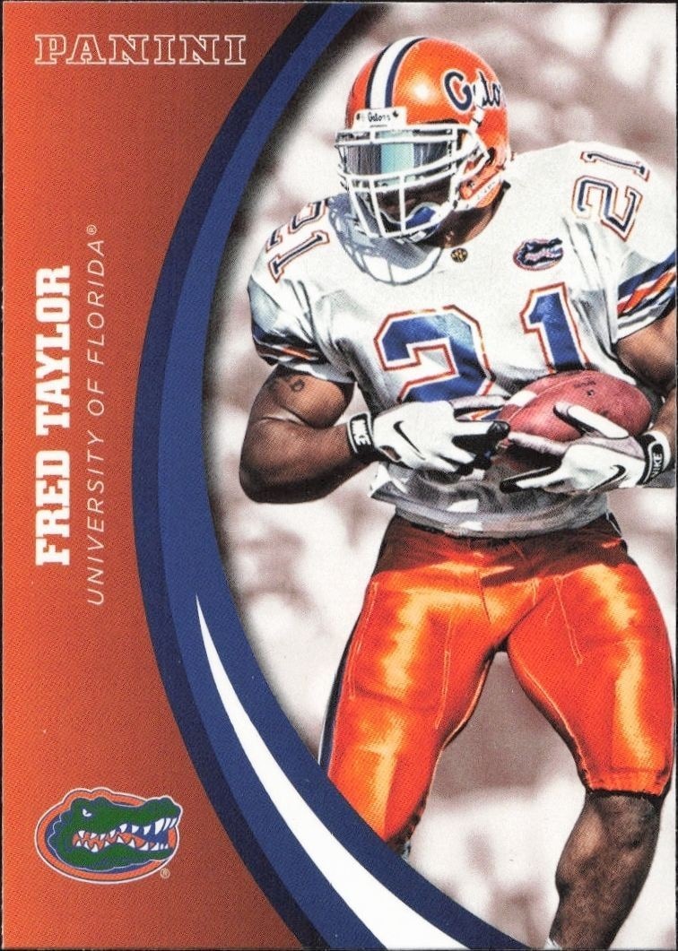 2015 Panini Florida Team Collection Fred Taylor #19 trading card
