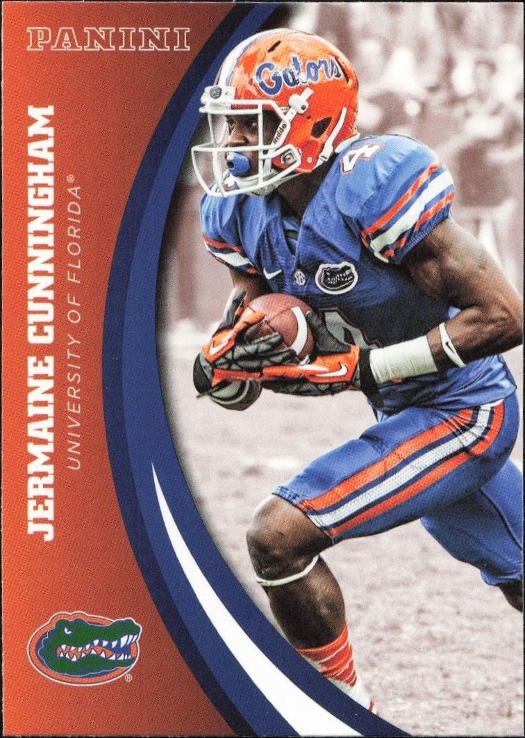 2015 Panini Florida Team Collection Jermaine Cunningham #27 trading card