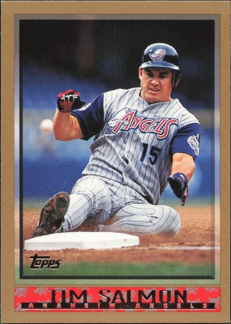 1998 Topps Series 2 Tim Salmon #312 trading card