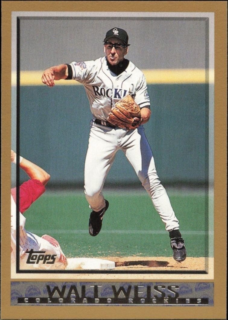 1998 Topps Series 1 Walt Weiss #96 trading card