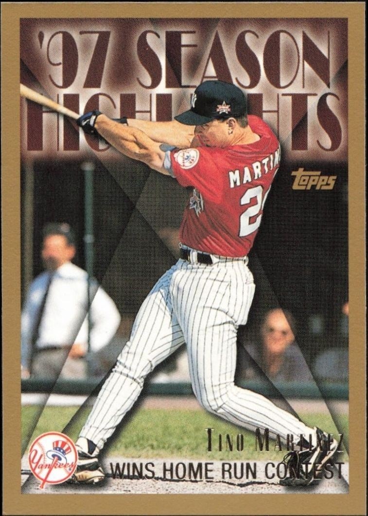 1998 Topps Tino Martinez #269 trading card