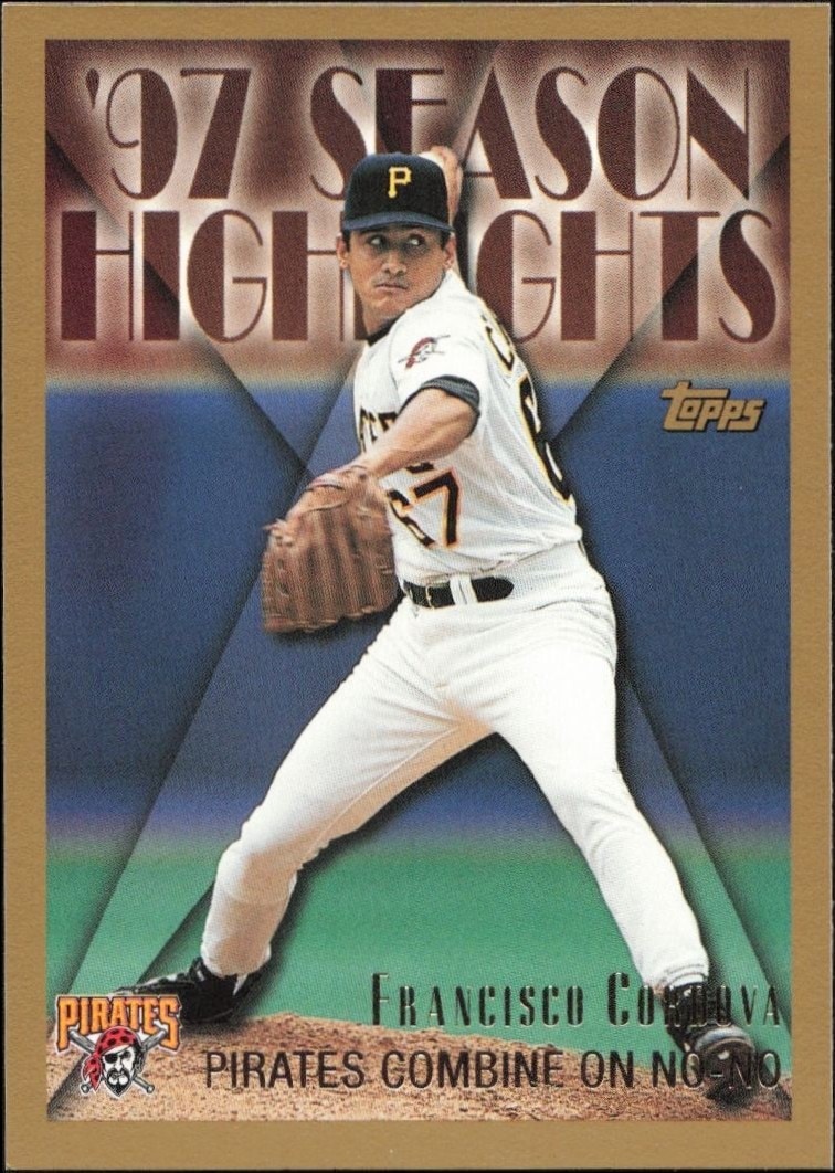 1998 Topps Francisco Cordova #267 trading card