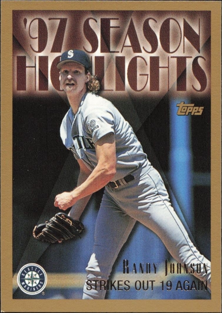 1998 Topps Randy Johnson #265 trading card