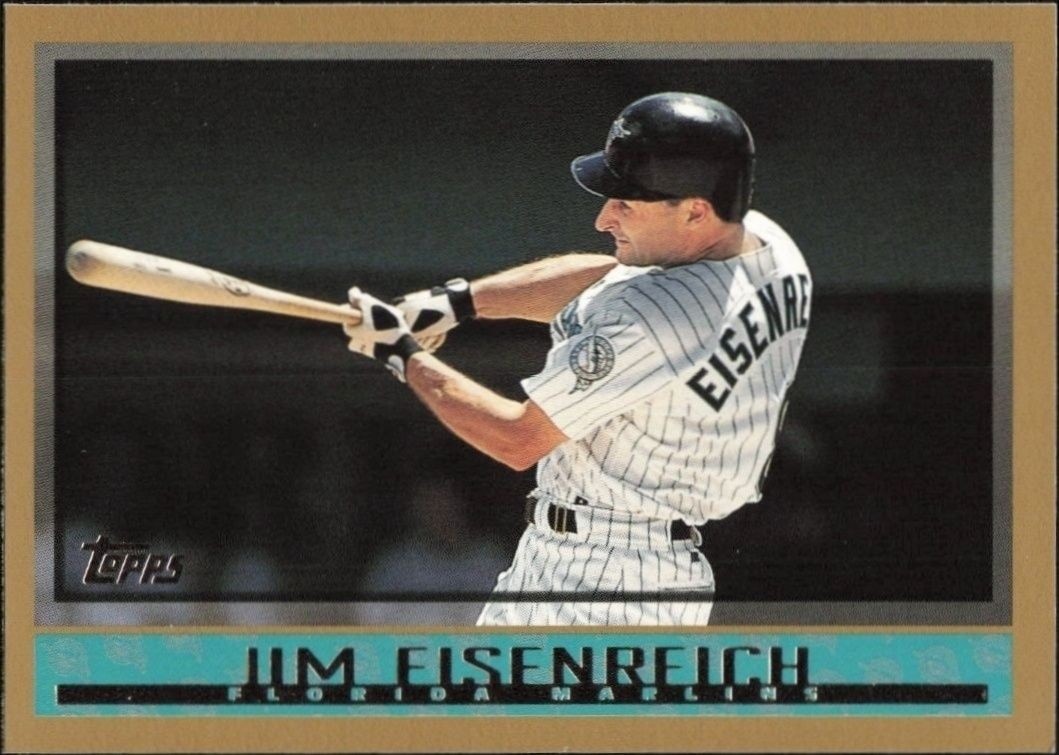 1998 Topps Series 1 Jim Eisenreich #67 trading card