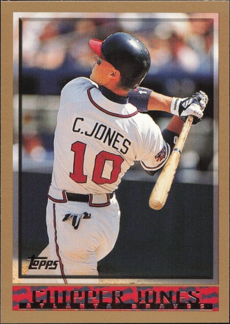 1998 Topps Series 2 Chipper Jones #305 trading card