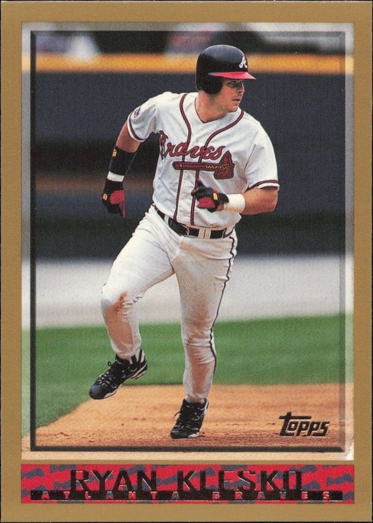 1998 Topps Series 1 Ryan Klesko #65 trading card
