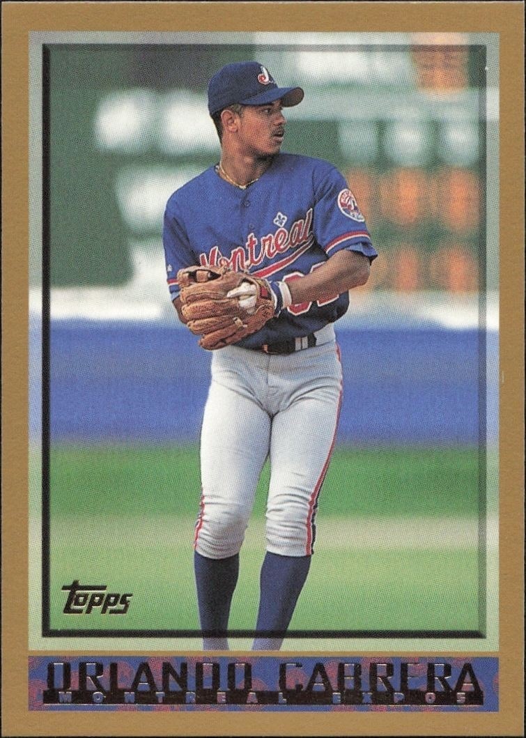1998 Topps Series 2 Orlando Cabrera #366 trading card