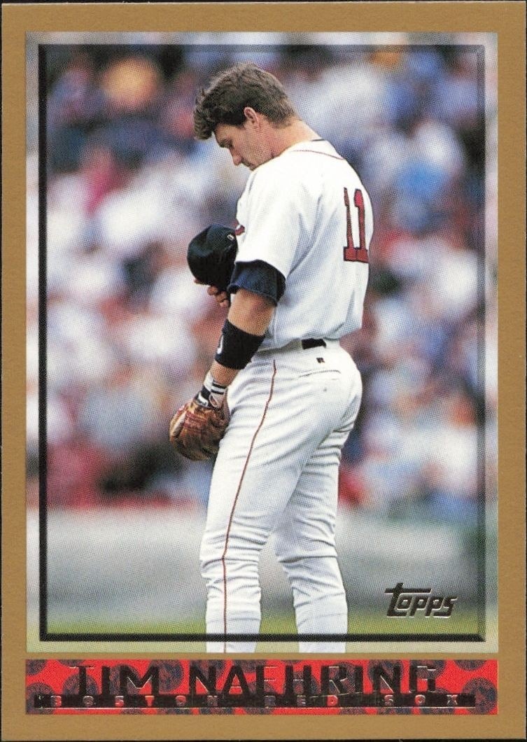 1998 Topps Series 1 Tim Naehring #205 trading card
