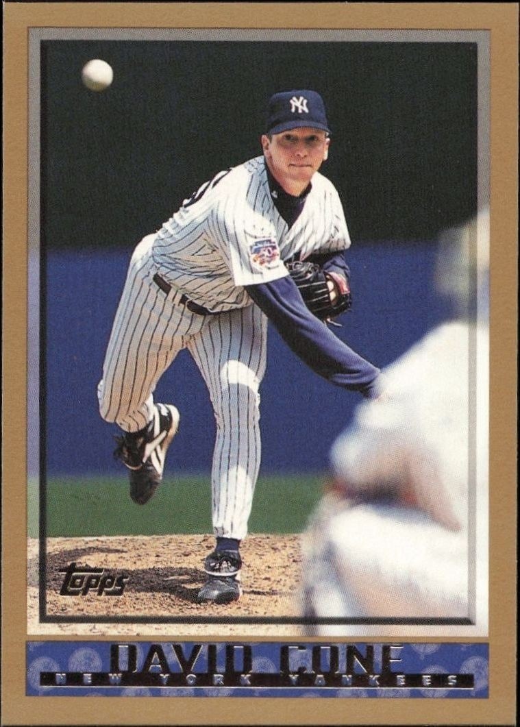 1998 Topps Series 2 David Cone #391 trading card