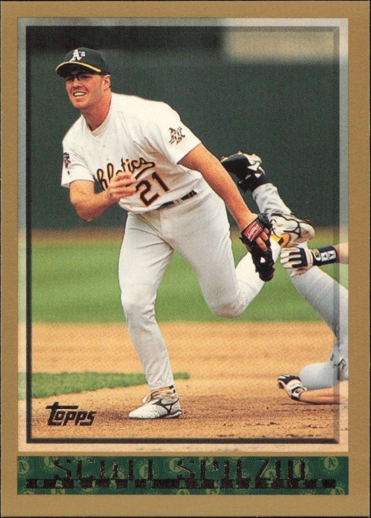 1998 Topps Series 1 Scott Spiezio #144 trading card